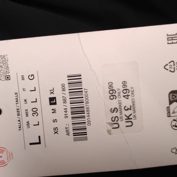 Zara Asymmetric Sleeve Dress Limited Edition - Picture 6 of 6